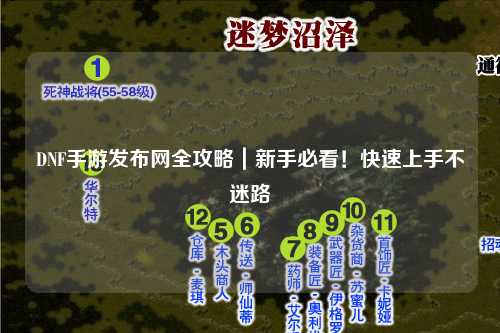 DNF手游发布网全攻略｜新手必看！快速上手不迷路