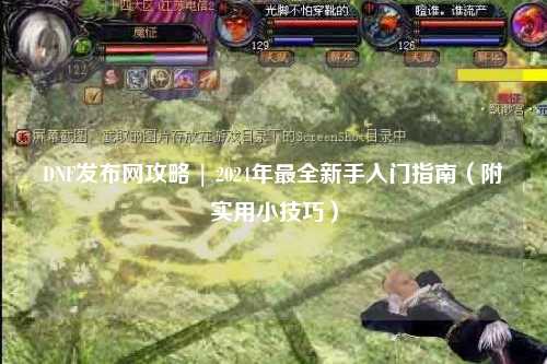 DNF发布网攻略 | 2024年最全新手入门指南(附实用小技巧)
