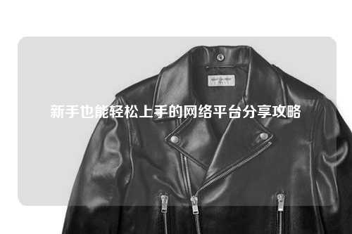 新手也能轻松上手的网络平台分享攻略