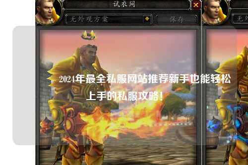 🔥2024年最全私服网站推荐新手也能轻松上手的私服攻略！