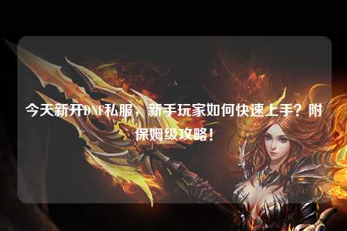 今天新开DNF私服，新手玩家如何快速上手？附保姆级攻略！